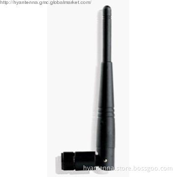 2.4G 5dBi Fold Rubber  Antenna  F With SMA Male Connector